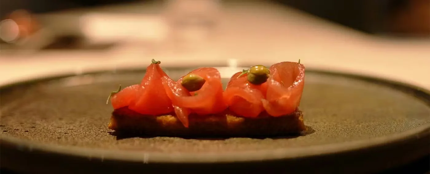 アミューズ — 本マグロの中トロ